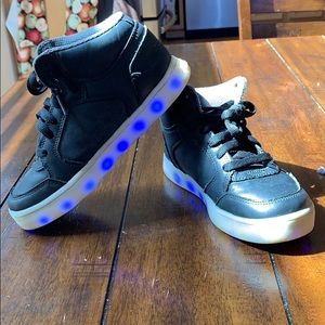 Sketchers light up high tops size 1